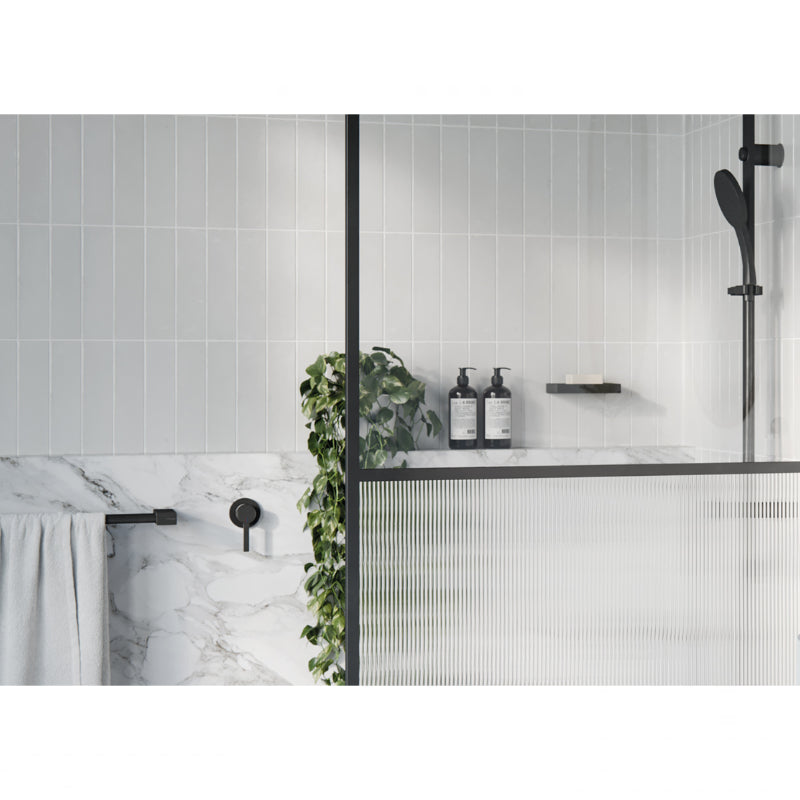 Phoenix Lexi MKII Single Towel Rail 600mm - Matte Black