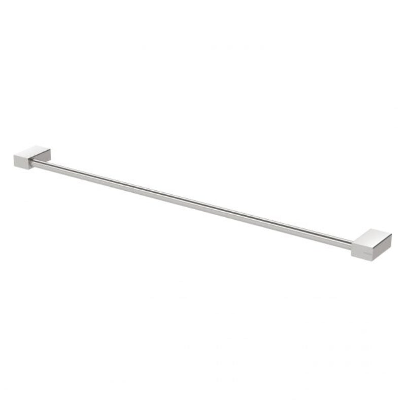 Phoenix Lexi MKII Single Towel Rail 800mm - Brushed Nickel