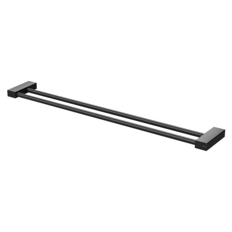 Phoenix Lexi MKII Double Towel Rail 800mm - Matte Black