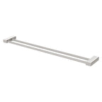 Phoenix Lexi MKII Double Towel Rail 800mm - Brushed Nickel