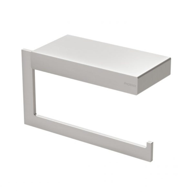 Phoenix Lexi MKII Toilet Roll Holder - Burshed Nickel