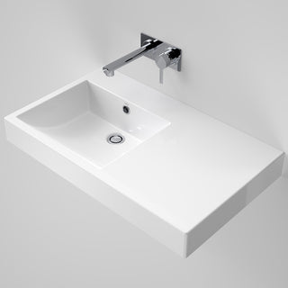 Caroma Liano Nexus 750 Wall Basin Right Hand Shelf - No Taphole
