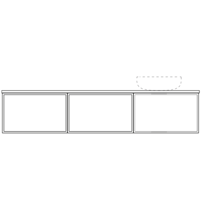 Marquis Chifley Wall Hung Vanity with Symphony Top & Basin - 600mm - Chifley 1