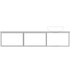 Marquis Chifley Wall Hung Vanity with Symphony Top & Basin - 600mm - Chifley 1