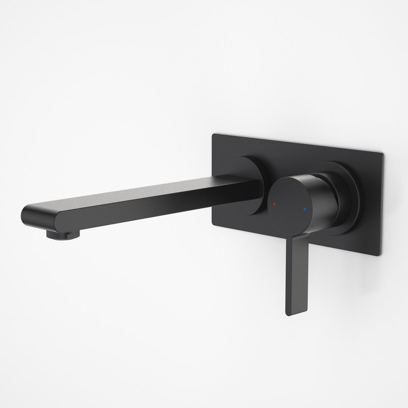 Enigma Wall Basin/Bath Mixer Black