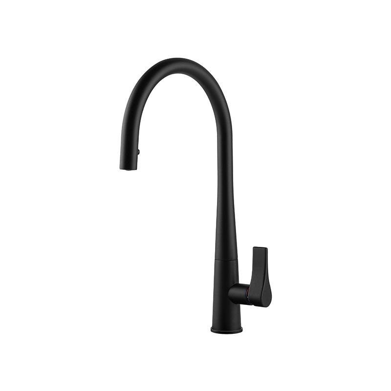 Gessi Emporio Proton Concealed Pull out Kitchen Mixer Black