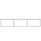 Marquis Chifley Wall Hung Vanity with Symphony Top & Basin - 600mm - Chifley 1