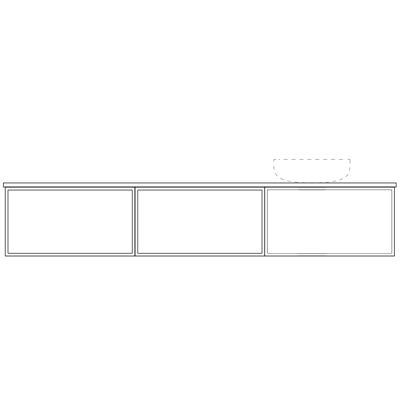 Marquis Chifley Wall Hung Vanity with Symphony Top & Basin - 600mm - Chifley 1