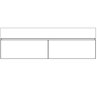 Timberline Kingsley Wall Hung Vanity with SilkSurface Top & Basin 1800mm