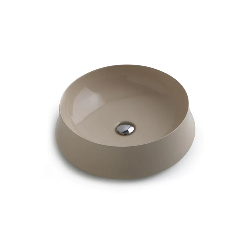 Parisi Simas Sharp 50 Round Bench Basin - Champagne - SMSH01.20