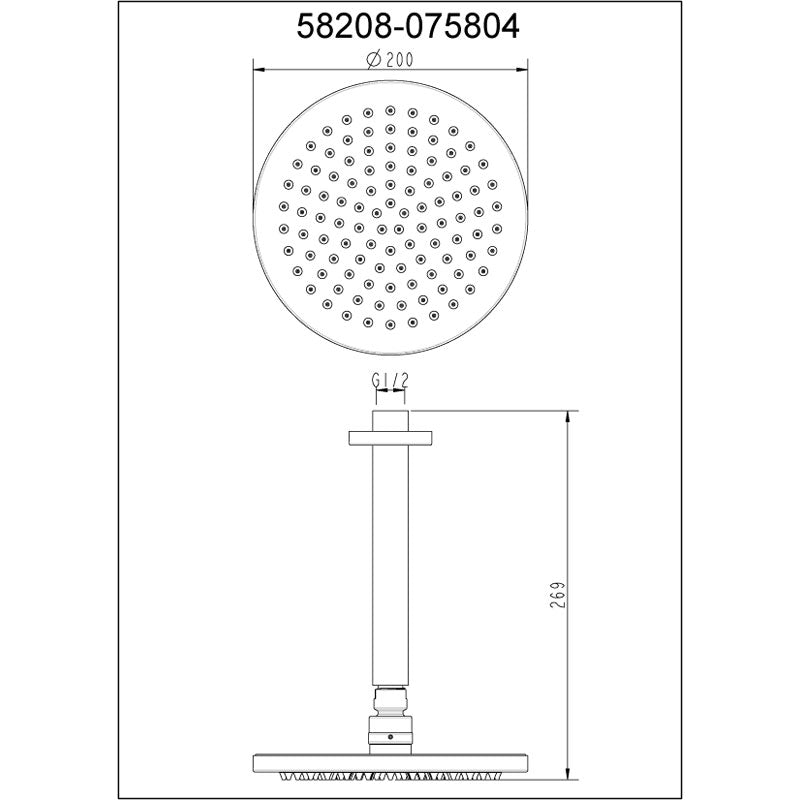 Gareth Ashton Park Avenue Vertical Shower - Chrome specifications