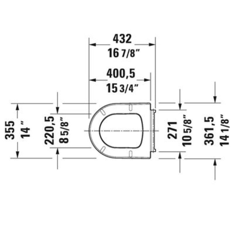 ME by Starck Toilet seat and cover
