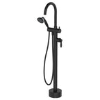 Fienza Eleanor Floor Mixer & Shower - Matte Black - 202113BL