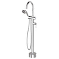 Fienza Eleanor Floor Mixer & Shower - Chrome/Ceramic Handle - 202113