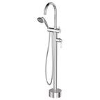 Fienza Eleanor Floor Mixer & Shower - Chrome/Ceramic Handle - 202113