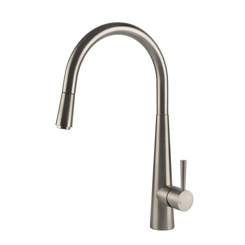 Gessi Just Sink Mixer With Pullout Brushed Nickel