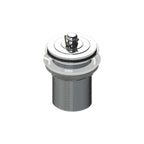 Bounty Brassware 40x50mm Plug & Waste with Deluxe Plug - Chrome
