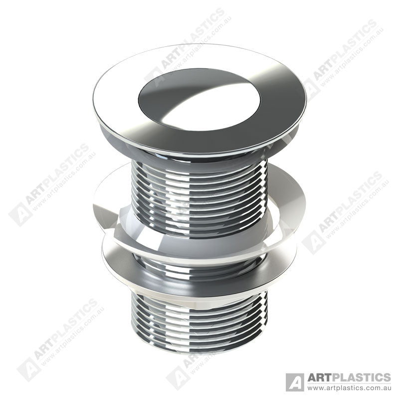 Bounty Brassware Pop Up Plug & Waste 32x70mm Chrome Wasteland