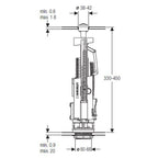 Geberit Impuls260 outlet valve for close coupled cisterns Specification
