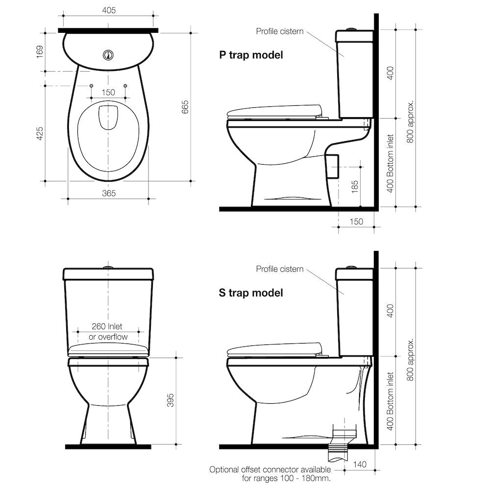 Caroma Tempo Close Coupled SNV Suite - 924085W