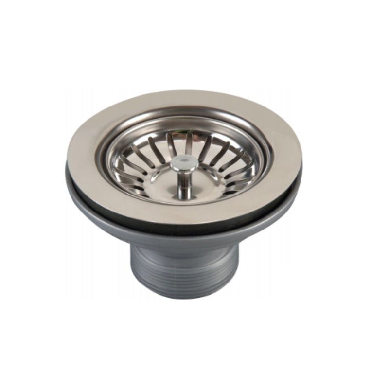 Bounty Brassware Plug & Waste Basket Waste 90x50 - Stainless Steel