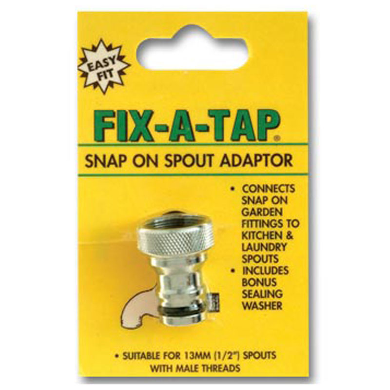 Fix-A-Tap Snap On Spout Adaptor - Garden
