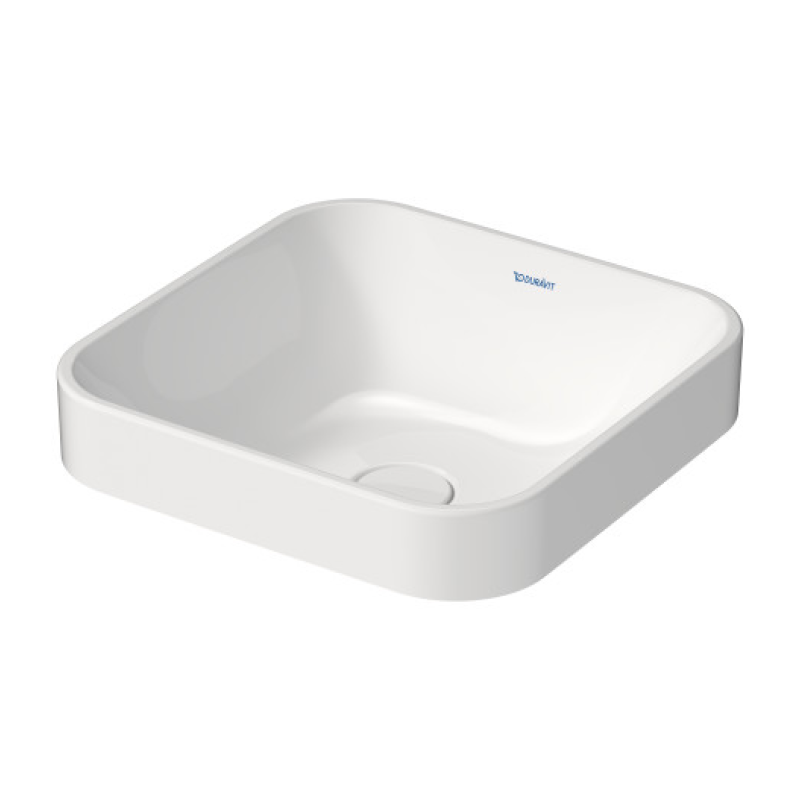 Duravit Happy D.2 Plus Above Counter 400 Basin - Gloss White