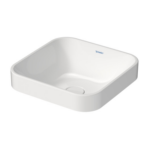 Duravit Happy D.2 Plus Above Counter 400 Basin - Gloss White