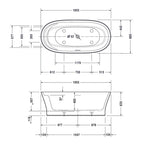 Duravit Cape Cod Freestanding Bathtub