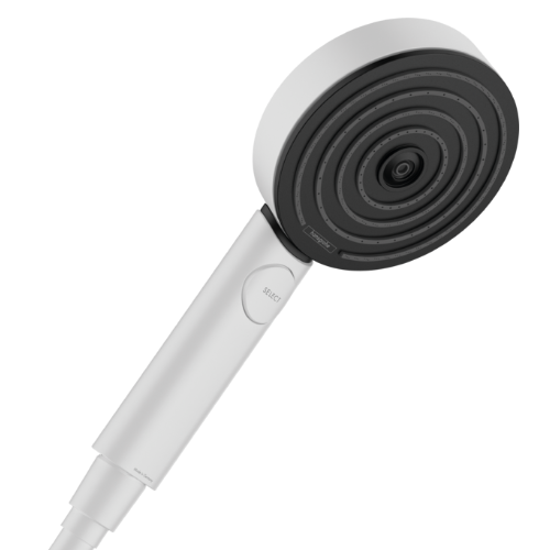 Hansgrohe Pulsify Select S 105 3jet Relaxation EcoSmart Hand Shower - Matte White - 24111700
