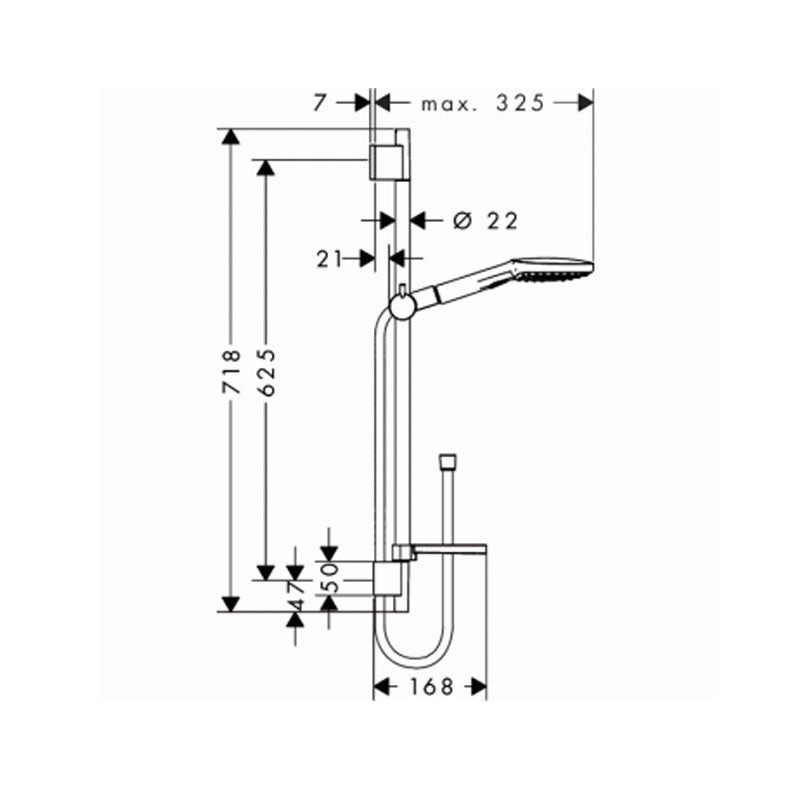 Hansgrohe Raindance Select E120 Shower Set