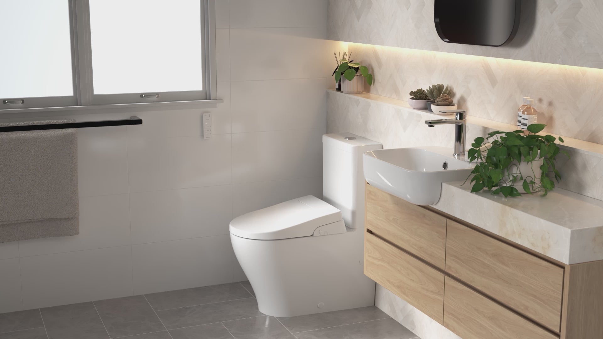 Caroma Livewell Electronic Bidet Seat - 300070W