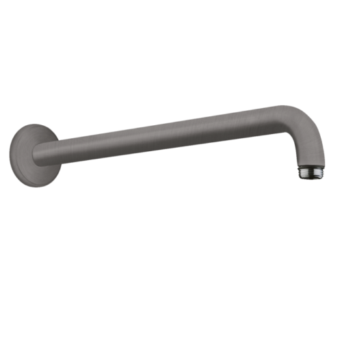Hansgrohe Shower Arm 389mm Brushed Black Chrome - 27413343