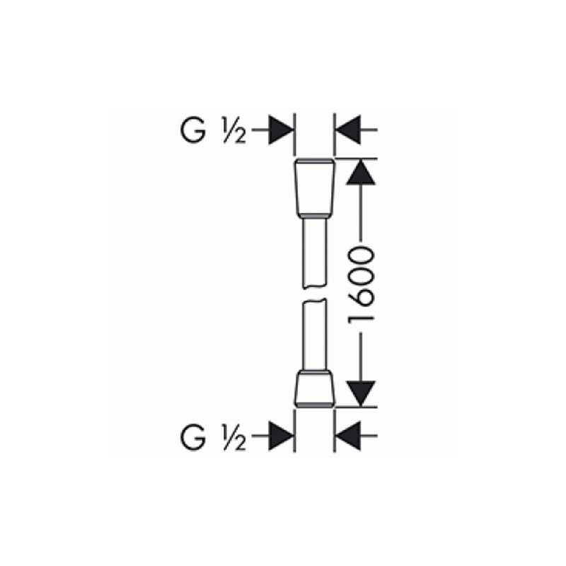 Hansgrohe Isiflex Shower Hose 160cm Specification