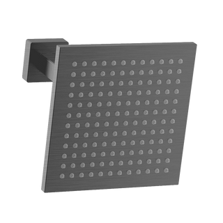 Gareth Ashton Brass Square Vertical Shower 200mm Drop – Gun Metal