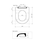 Caroma Liano Soft Close Seat Specification