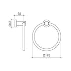 Caroma Cosmo Towerl Ring Specification