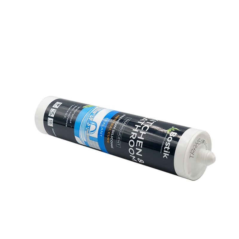 Bostik Bathroom and Kitchen Silicone (Neutral Cure) Clear - 30840127