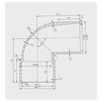 Bounty Brassware Elbow 88 M/F Bend 40 Socket Size -  Specification