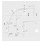 Bounty Brassware Elbow 88 M/F Bend 50 Inpipe - Specification