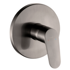 Hansgrohe Decor Shower Mixer with In-Wall Body - Brushed Black Chrome - 31965343 + 13620180