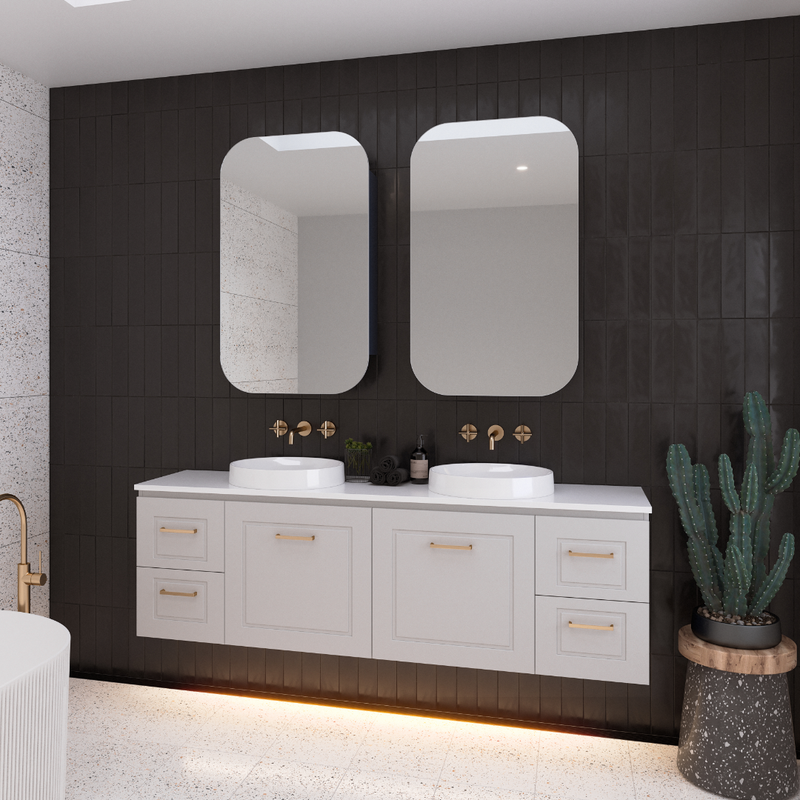 Timberline Nevada Classic Wall Hung Vanity with SilkSurface Top & Basin 1500mm