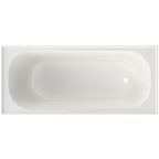 Clark 1675mm Acrylic Round Built In Bath No Overflow - Gloss White - CL50002.W4TFN