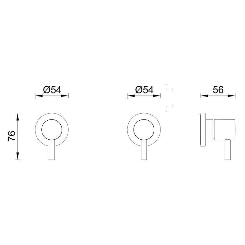 Gareth Ashton Lucia Wall Top Assemblies - Black Specification
