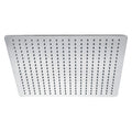 Fienza Slice Square 400mm Shower Head - Chrome - 411128