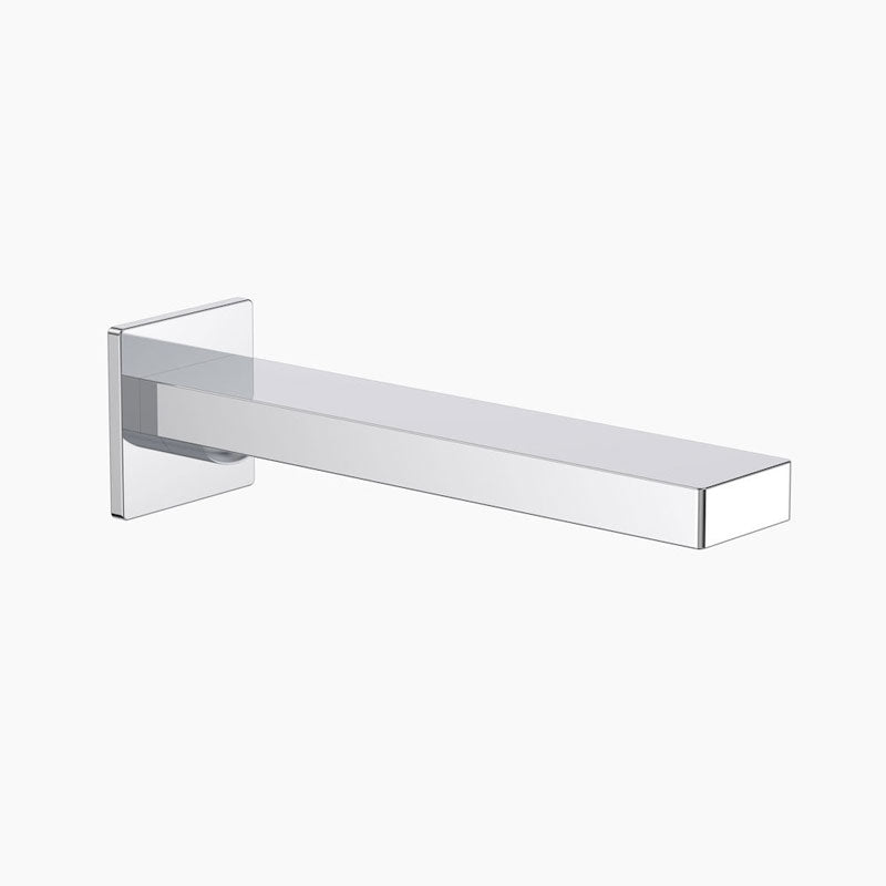 Clark Square Wall Basin/Bath Outlet 180mm - Chrome