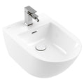 Villeroy & Boch Subway 3.0 Wall Hung Bidet 1 Taphole Ceramic Plus - 447000R1