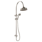 Fienza Lillian Twin Shower - Brushed Nickel - 455114BN