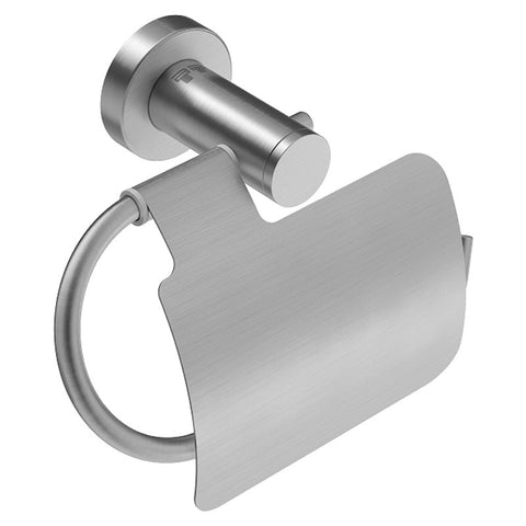 Bathe Bathroom Butler 4600 Premium Series Toilet Paper Holder with Cover - Brushed Stainless Steel