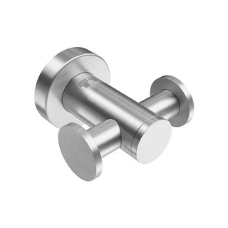 Bathe Bathroom Butler 4600 Premium Series Robe Hook - Double - Brushed Stainless Steel - BAAC4611BRSH